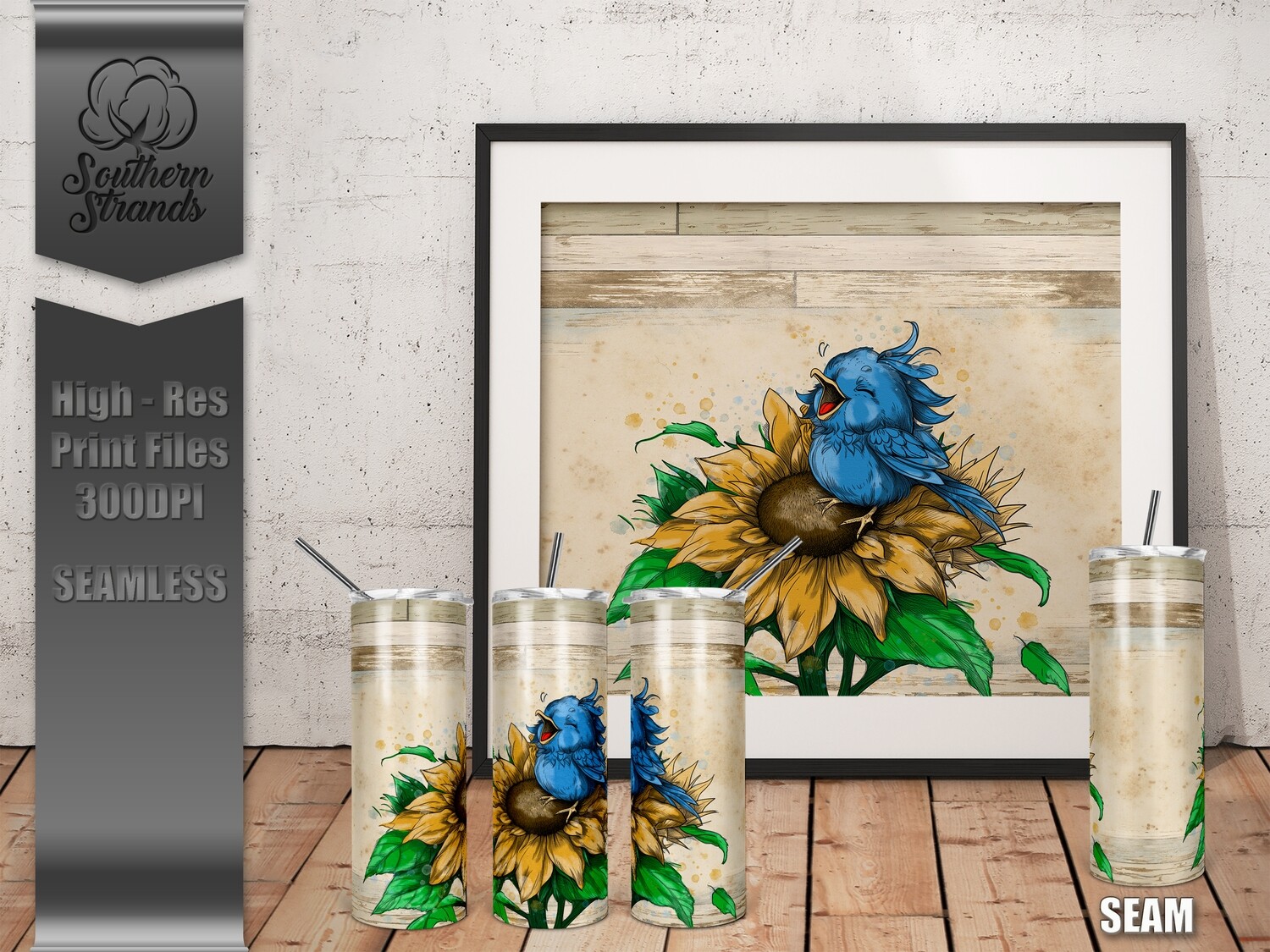 I Will Sing - Tumbler 20oz | SEAMLESS |  DIGITAL DESIGN
