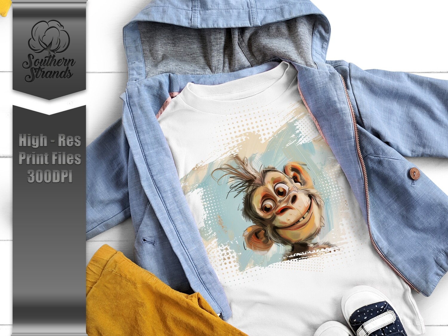 Silly Safari - Monkey | DIGITAL DESIGN