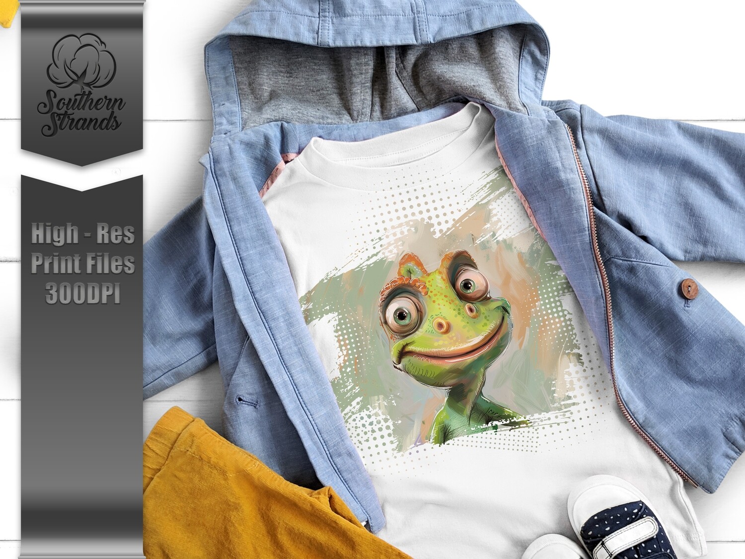 Silly Safari - Chameleon | DIGITAL DESIGN