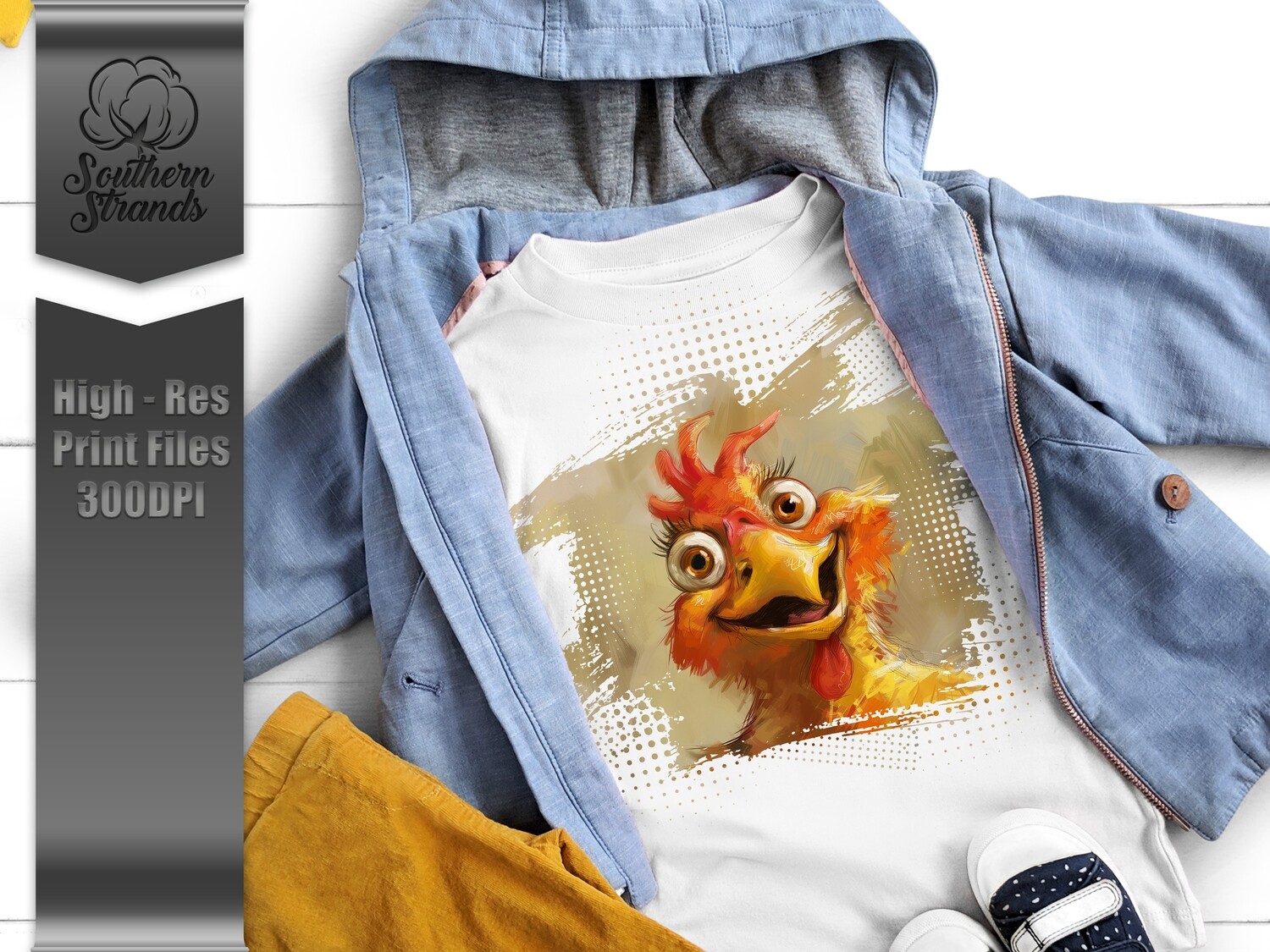 Funny Farm - Chicken| DIGITAL DESIGN
