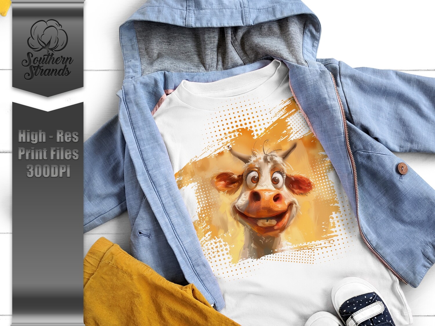 Funny Farm - Cow | DIGITAL DESIGN