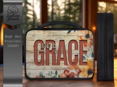 Grow in Grace - Bible Cover - Horizontal and Vertical | DIGITAL DESIGN