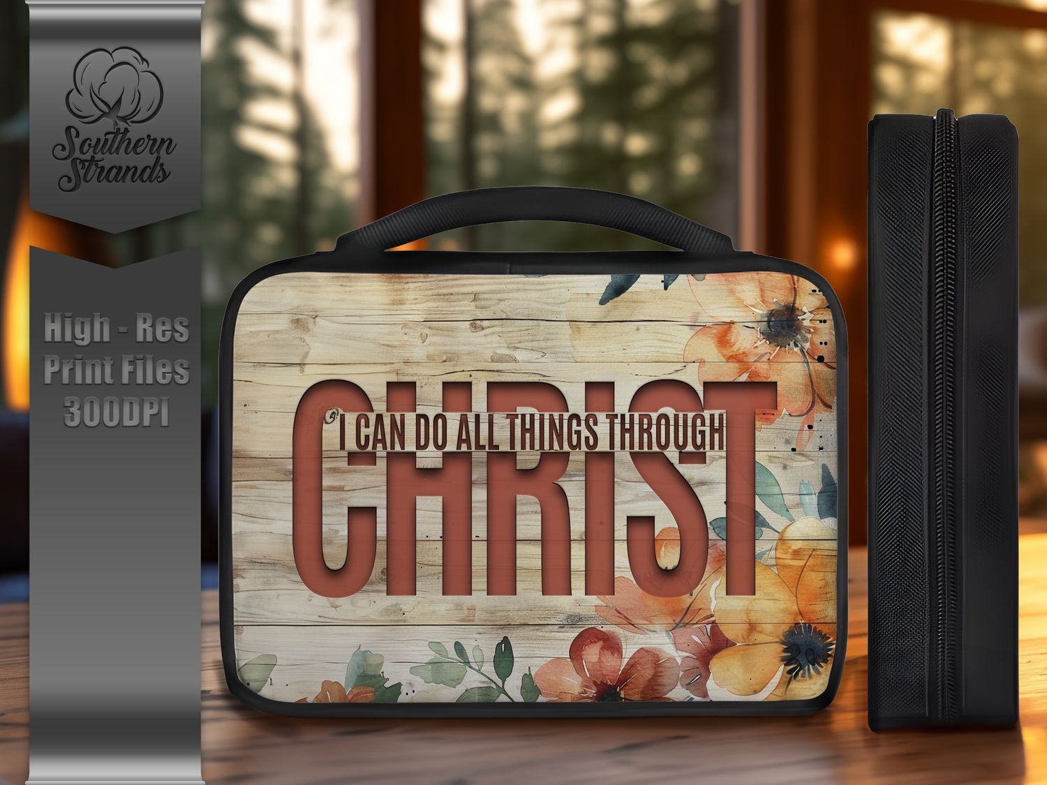 I Can Do All Things Through Christ - Bible Cover - Horizontal and Vertical | DIGITAL DESIGN