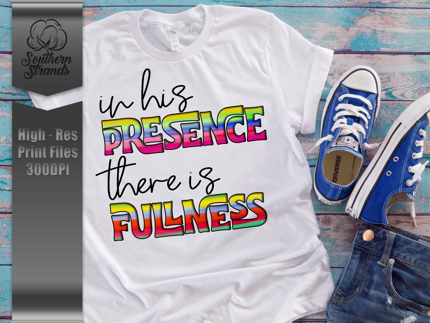 In His Presence - Bright Stripe | DIGITAL DESIGN