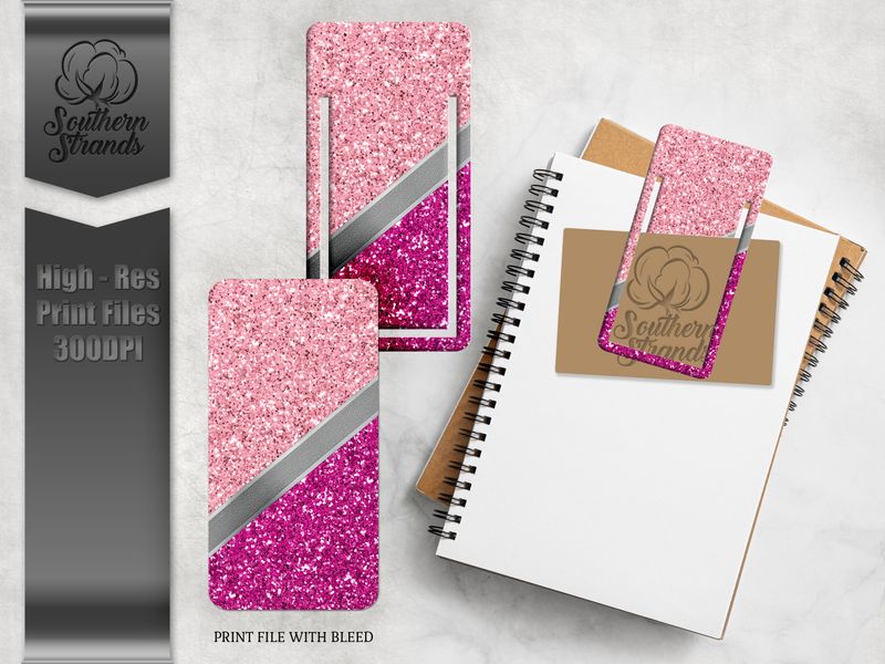 Breast Cancer Awareness Paperclips - Rectangle Solid