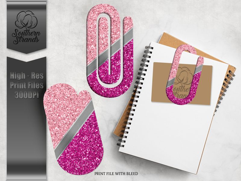 Breast Cancer Awareness Paperclips - Basic Solid