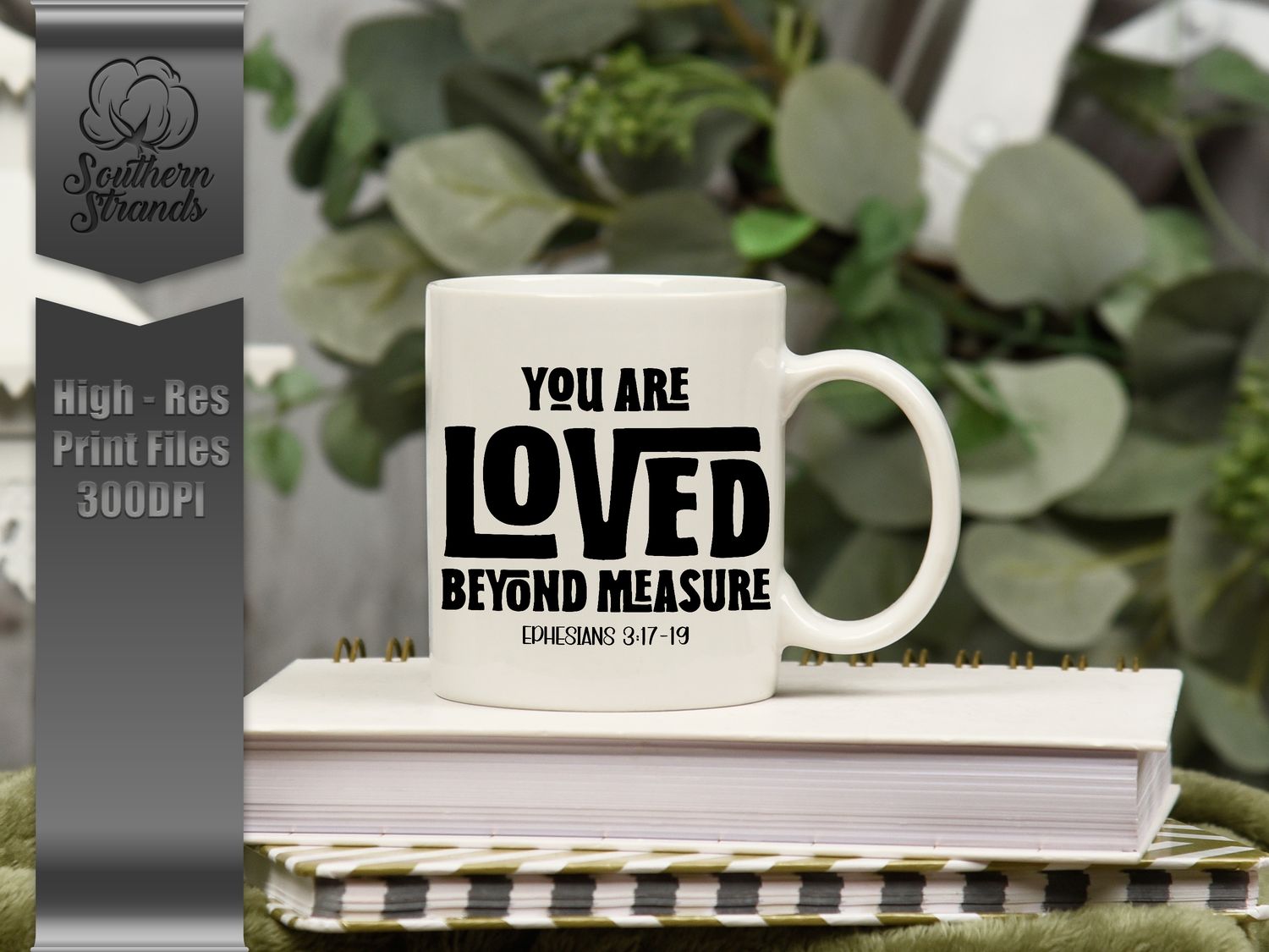 Christian Word Art- Loved Beyond Measure | DIGITAL DESIGN