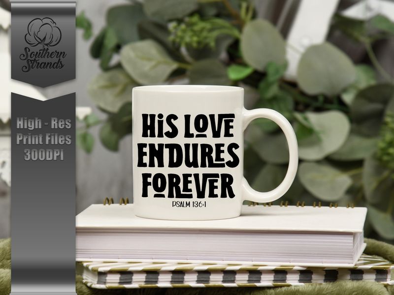 Christian Word Art- Love Endures | DIGITAL DESIGN