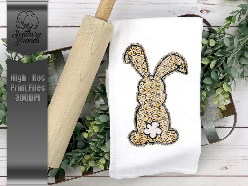 Frazzled Leopard Bunny | DIGITAL DESIGN