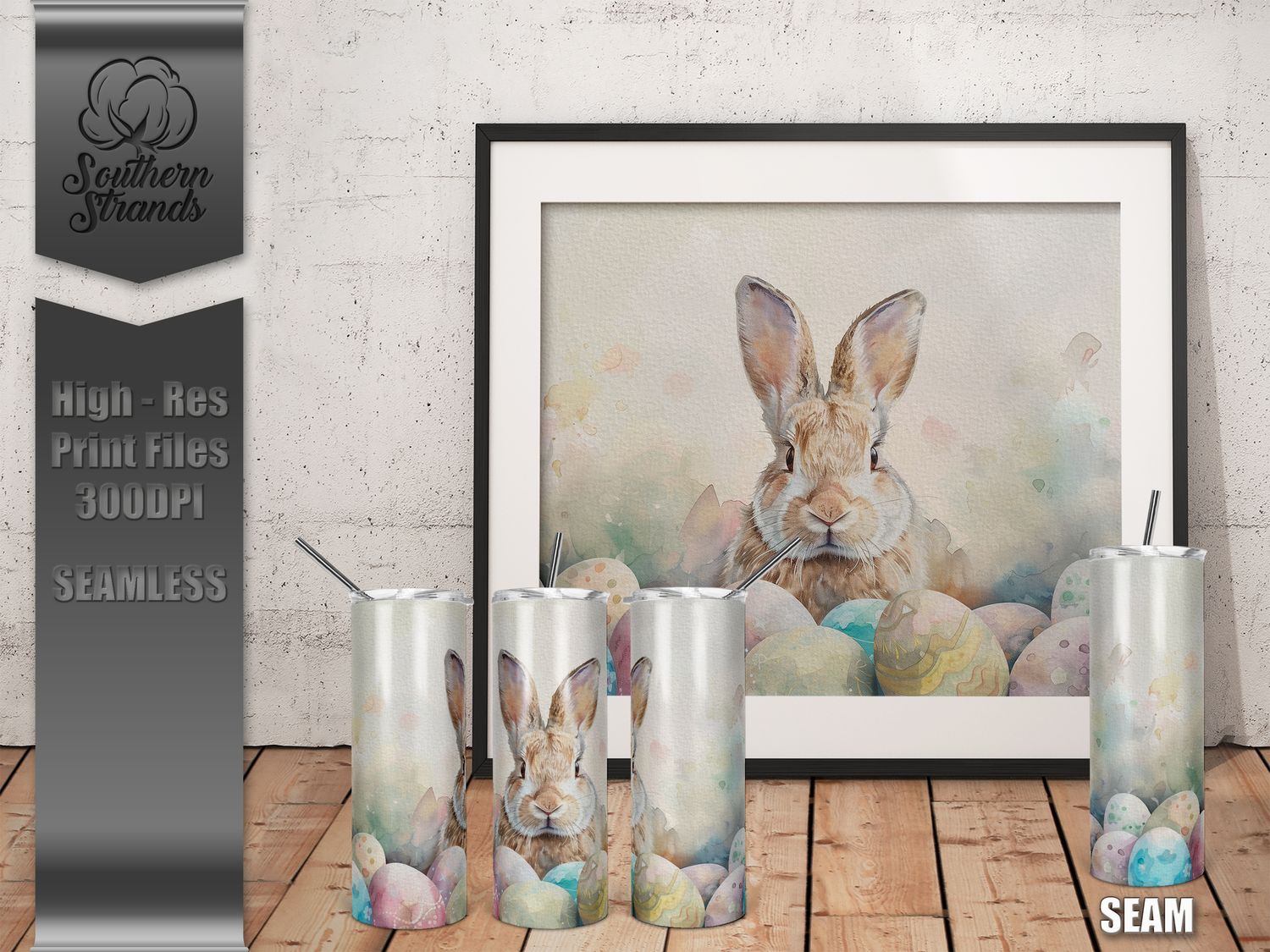 AAP EXCLUSIVE - Watercolor Eggstra Special Bunny Tumbler | DIGITAL DESIGN