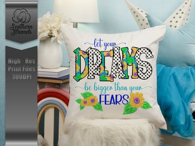 Bigger Dreams - Patterned Letters | DIGITAL DESIGN