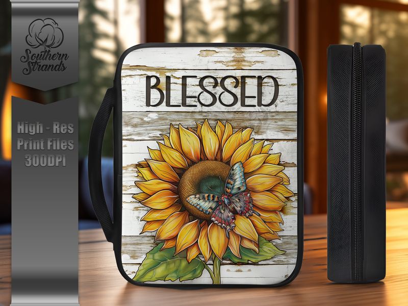 Sunkissed and Soaring - Blessed - Bible Cover - Horizontal and Vertical | DIGITAL DESIGN