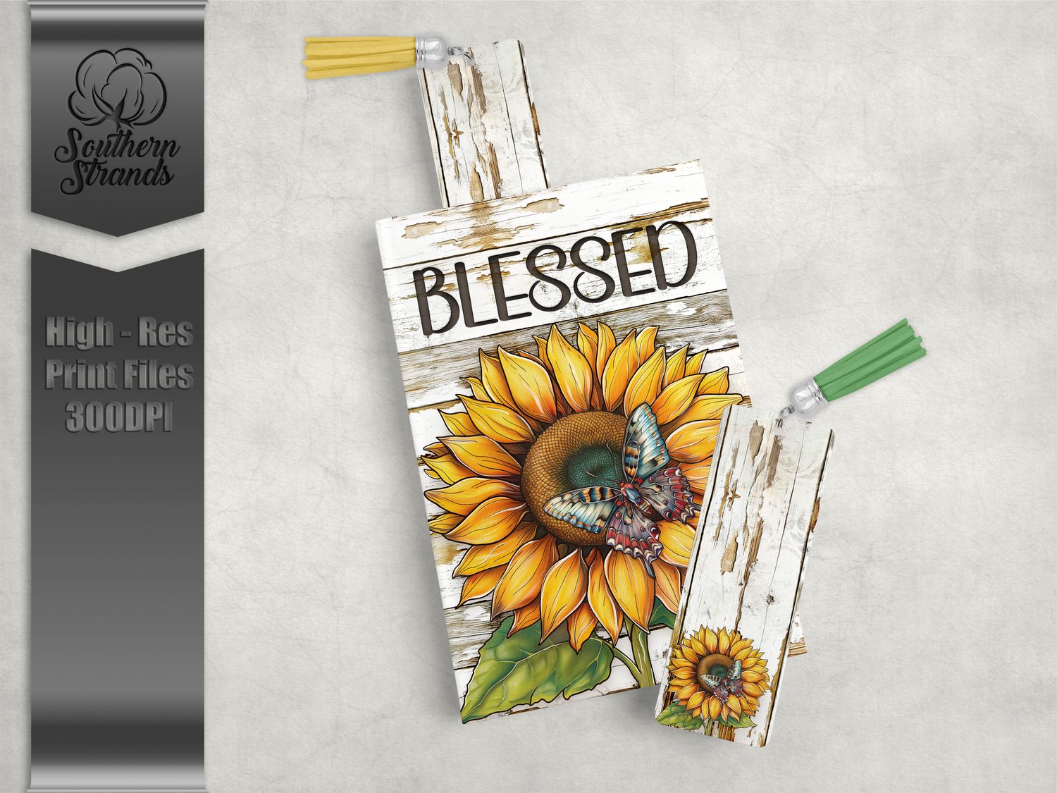 Sunkissed and Soaring Blessed - Journal, Book Mark and Pen Set | 3 Sizes |  DIGITAL DESIGN