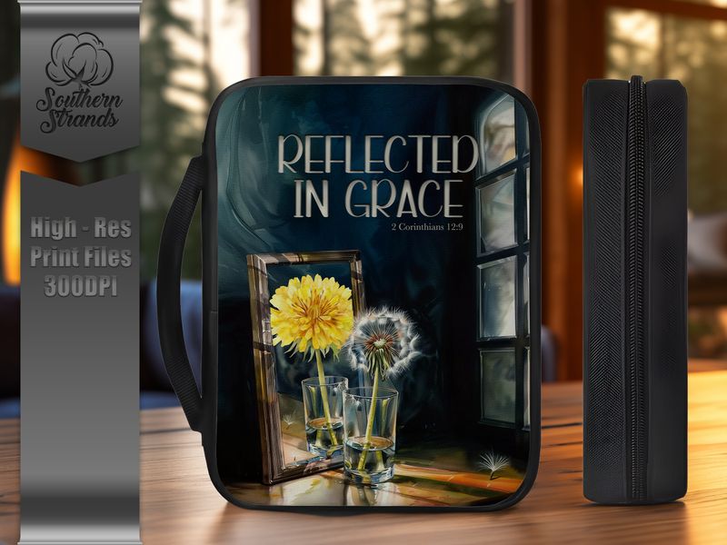 Reflected in Grace - Bible Cover - Horizontal and Vertical | DIGITAL DESIGN