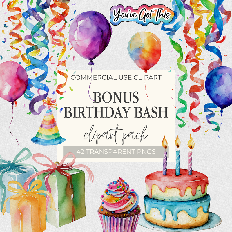 Birthday Bonus Bash|  DIGITAL DESIGN