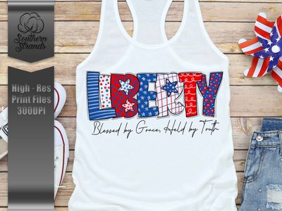 Red, White, and Blue - Liberty | DIGITAL DESIGN
