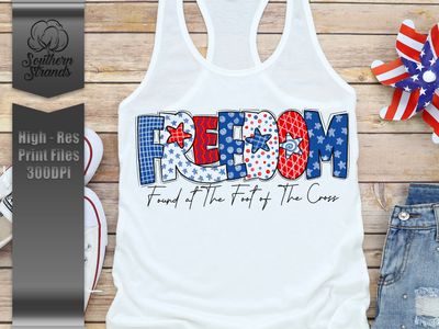 Red, White, and Blue - Freedom | DIGITAL DESIGN