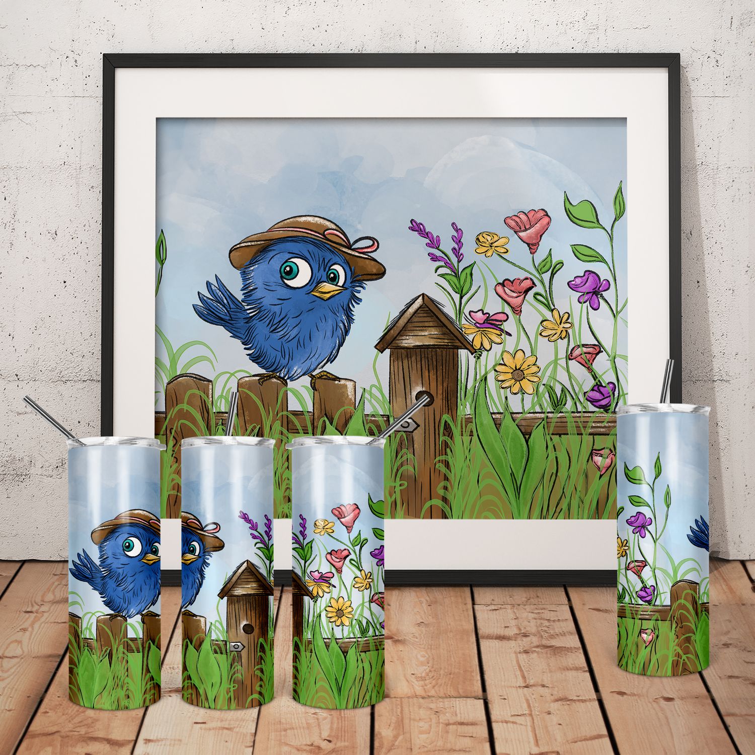 Sassy in the Garden - 20oz Tumbler | DIGITAL DESIGN