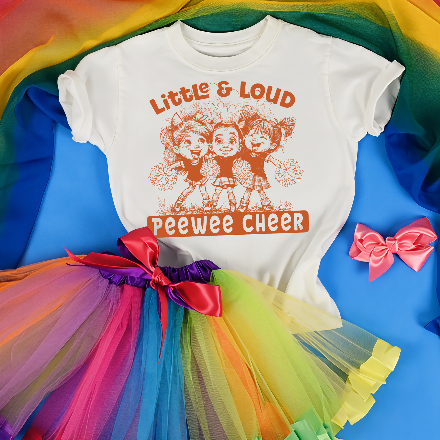 Little &amp; Loud - Burnt Orange - With and WithOUT Words | DIGITAL DESIGN