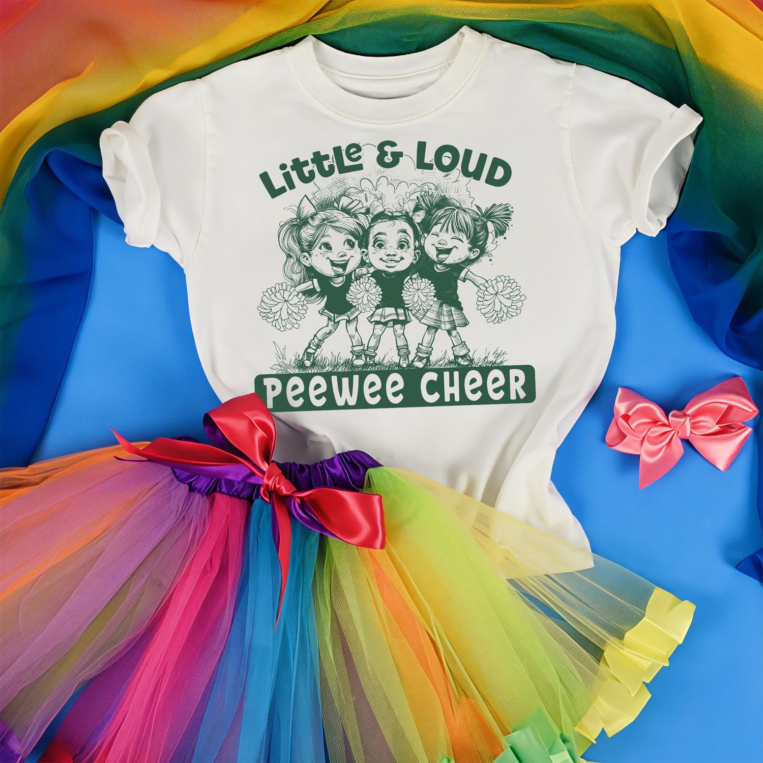 Little &amp; Loud - Hunter Green - With and WithOUT Words | DIGITAL DESIGN