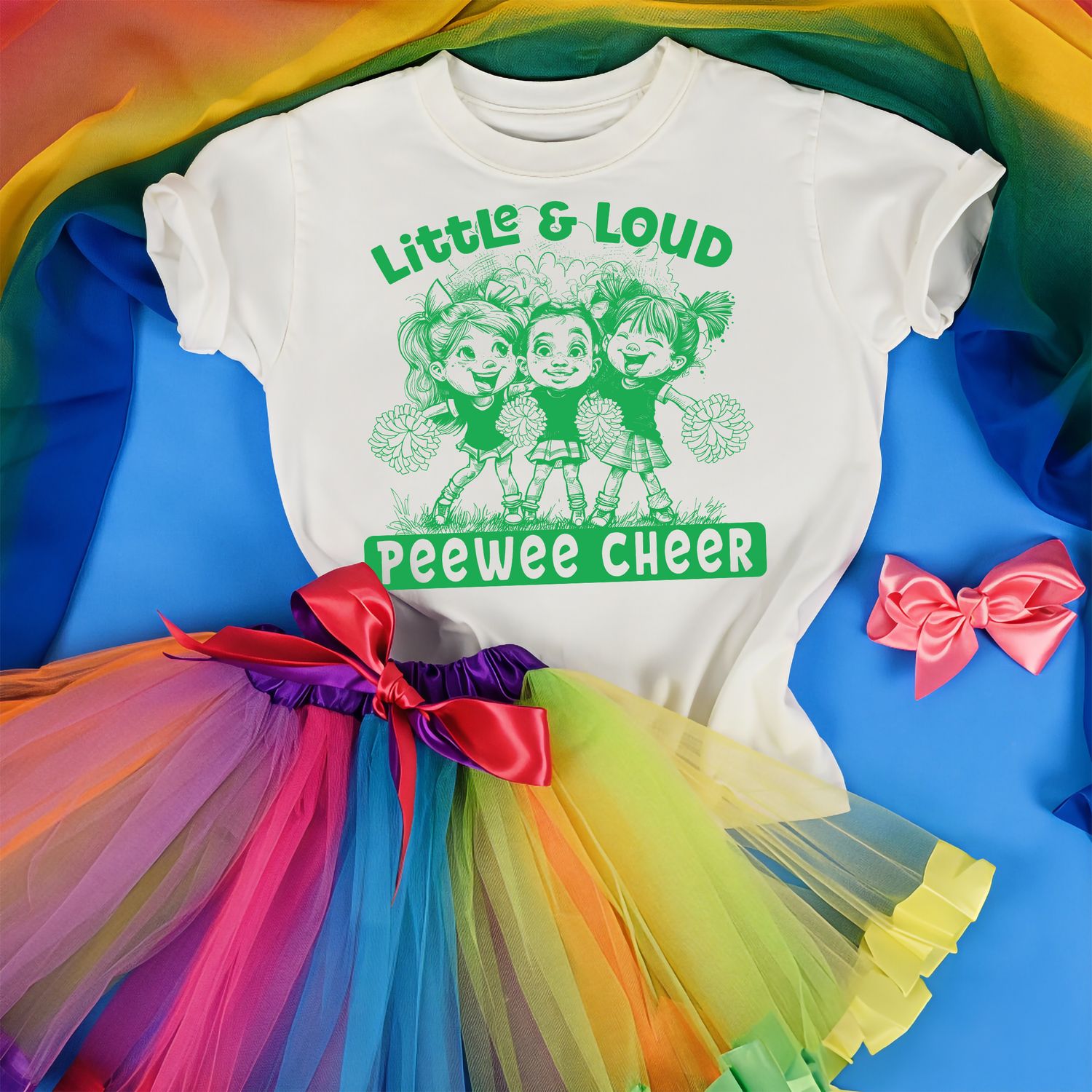 Little &amp; Loud - Kelly Green - With and WithOUT Words | DIGITAL DESIGN
