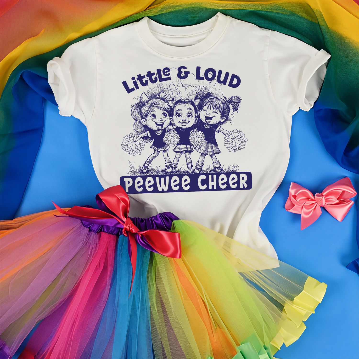 Little &amp; Loud - Navy Blue - With and WithOUT Words | DIGITAL DESIGN