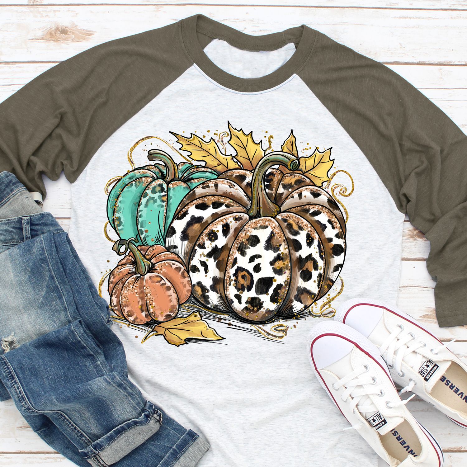 Glitsy Leopard Pumpkin | DIGITAL DESIGN