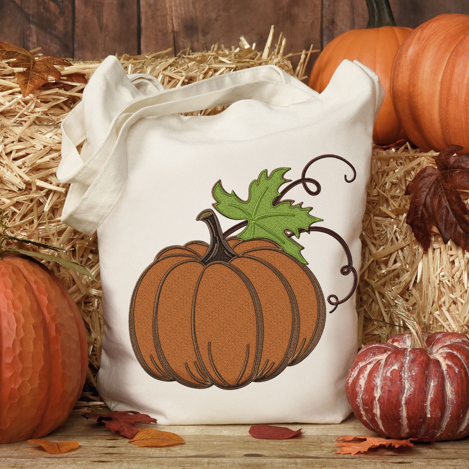 Embroidered Pumpkin | DIGITAL DESIGN