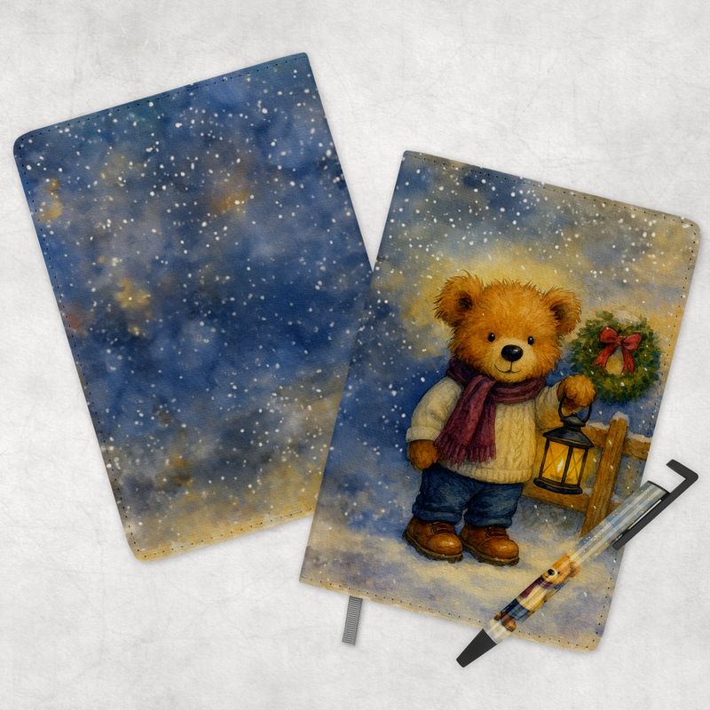 A Beary Merry Christmas Lantern - Journal and Pen Set | 3 Sizes |  DIGITAL DESIGN