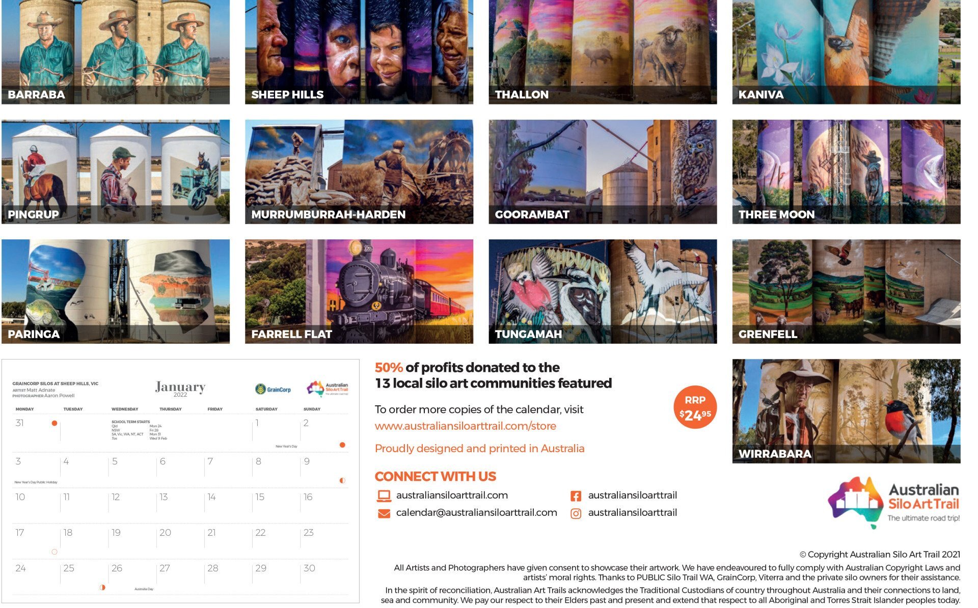 2022 Silo Art Wall Calendar Images and Photos finder