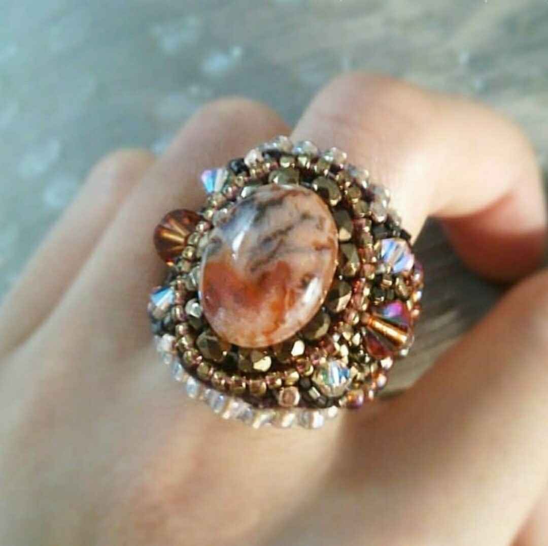 アゲートのリング