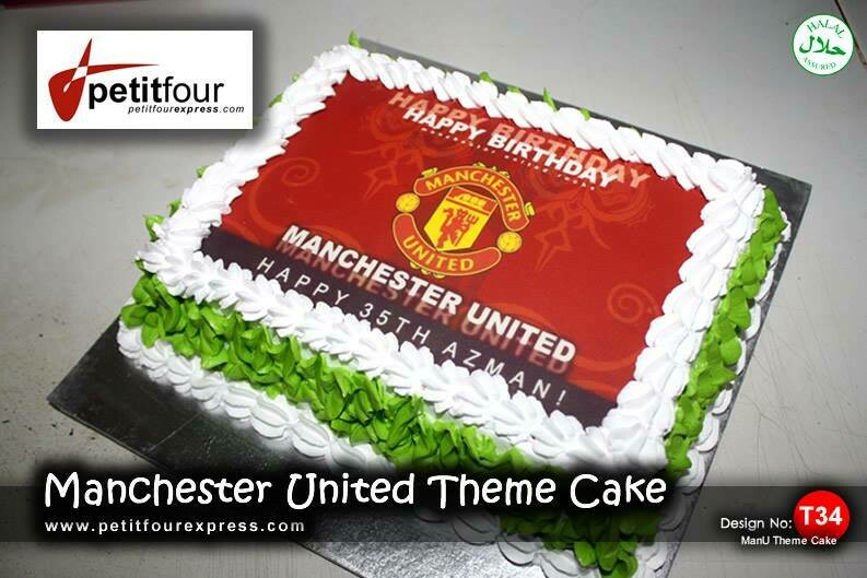 Manchester United Themed Cake