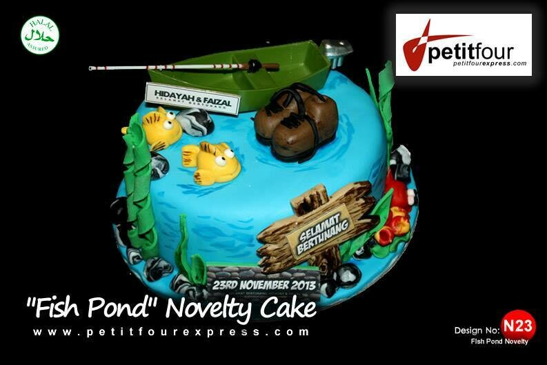 Fish Pond 3D Cake