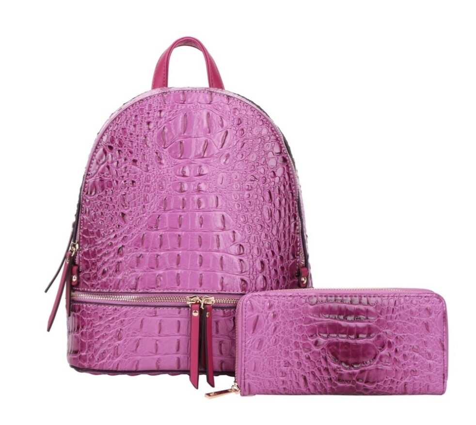 Purple 2 pc Backpack