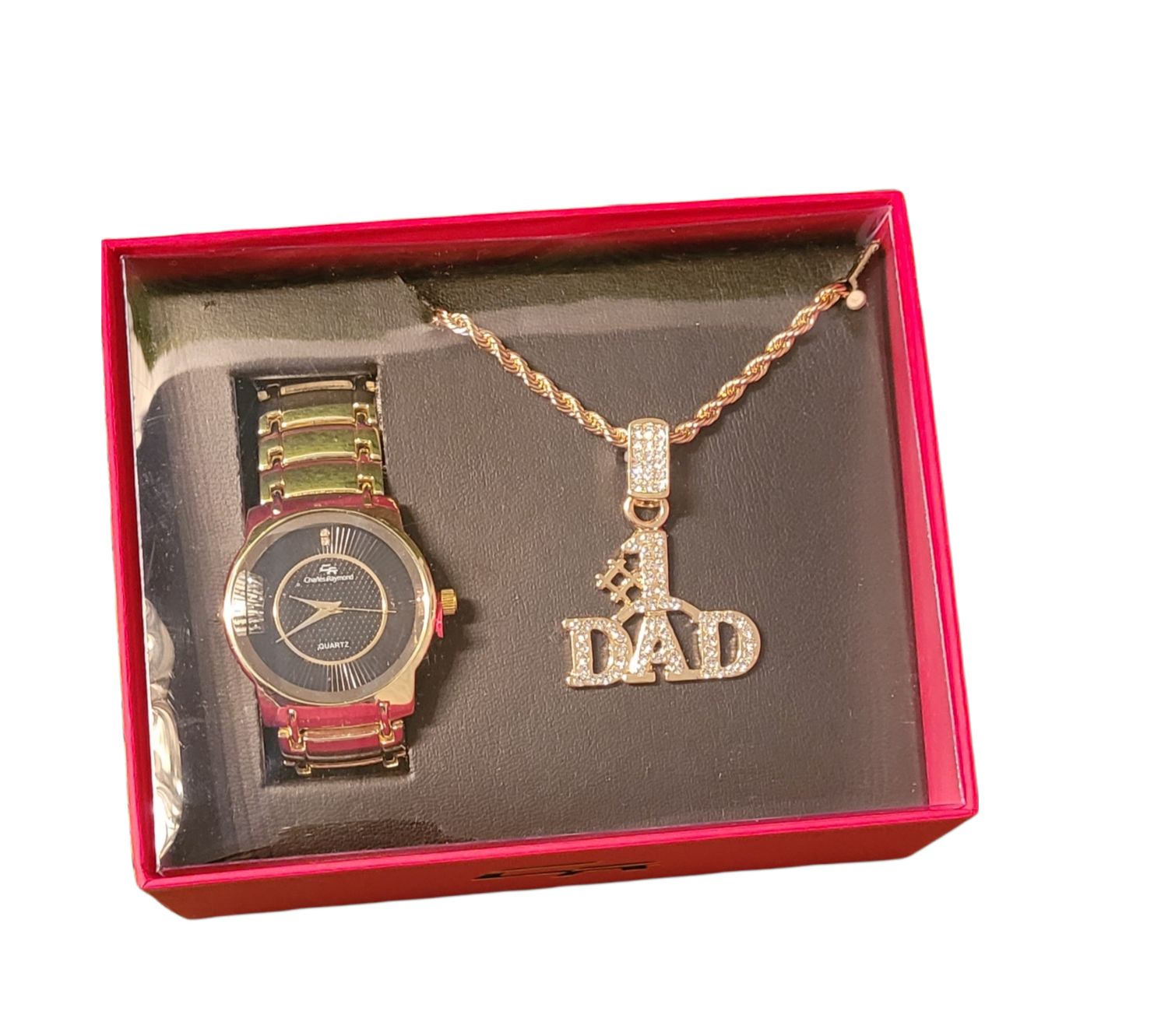 Gold Watch/Chain Set for Dad