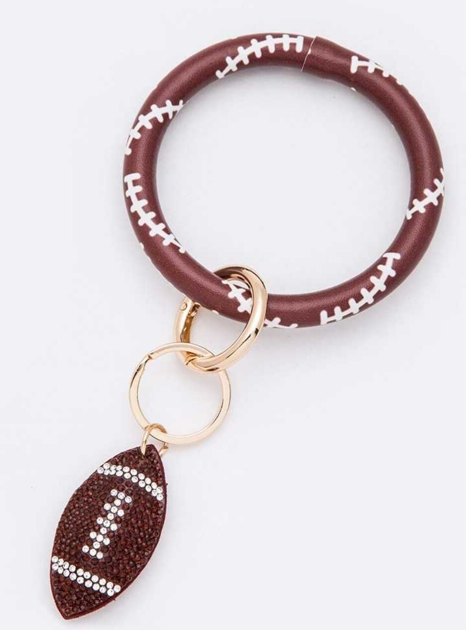 Football Keychain Bracelet