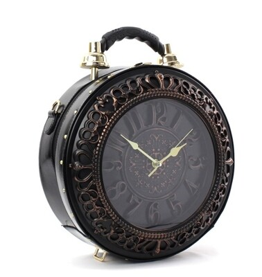 Black Working Clock Bag