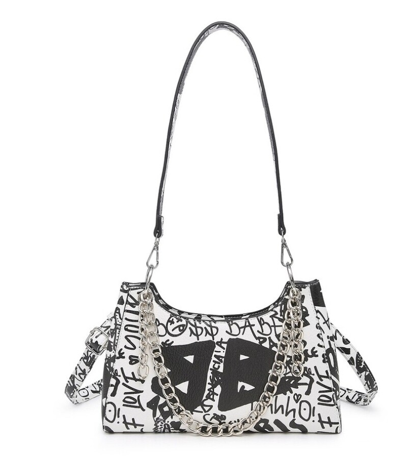 Graffiti Crossbody Black