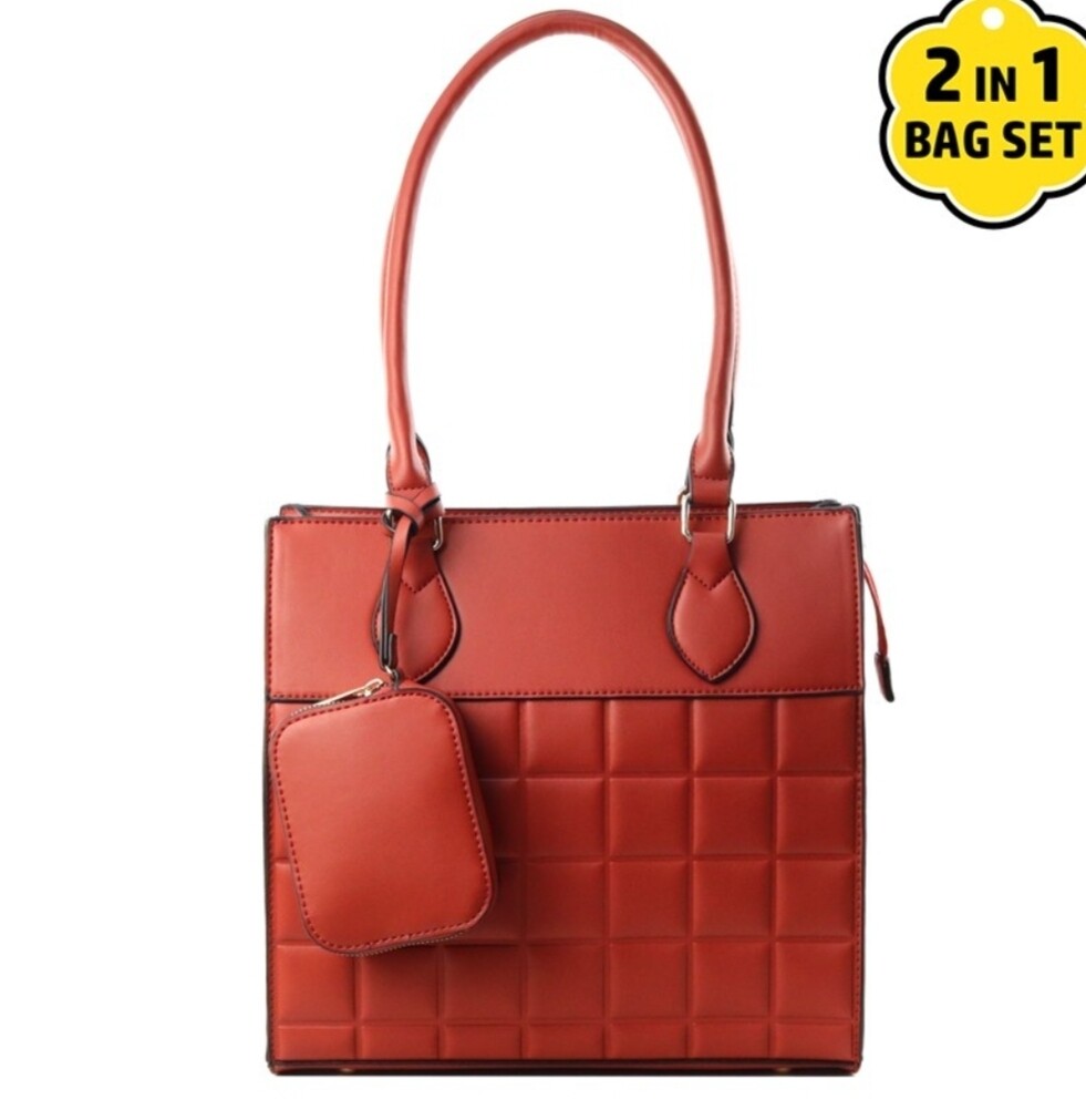 Tereicata Quilted Bag 2 Pc