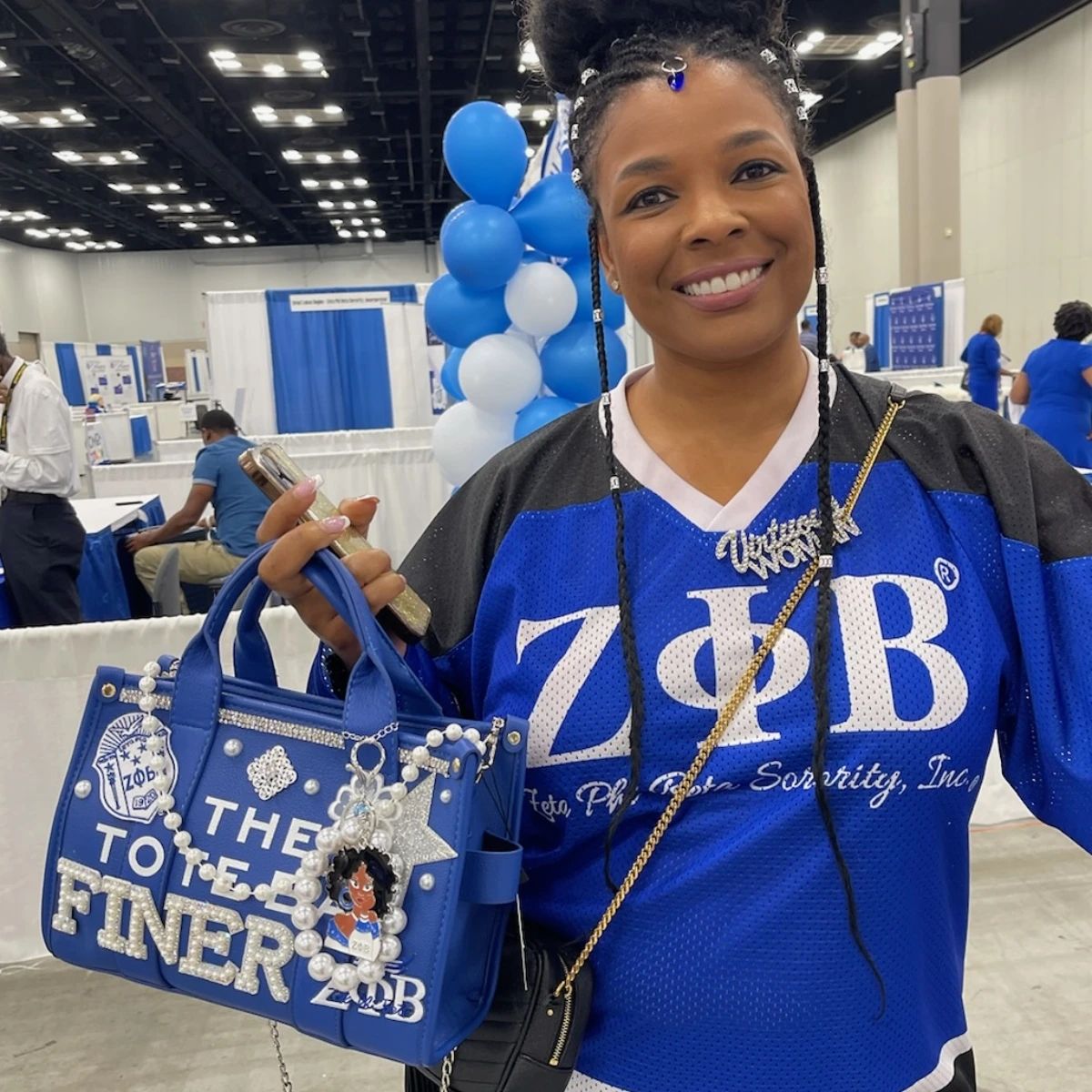 Zeta Phi Beta Custom Tote