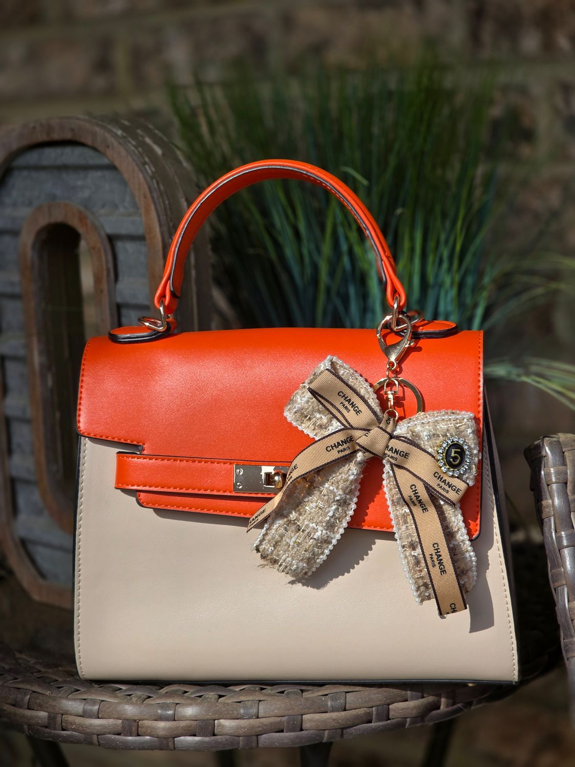 Orange/Tan 2 pc