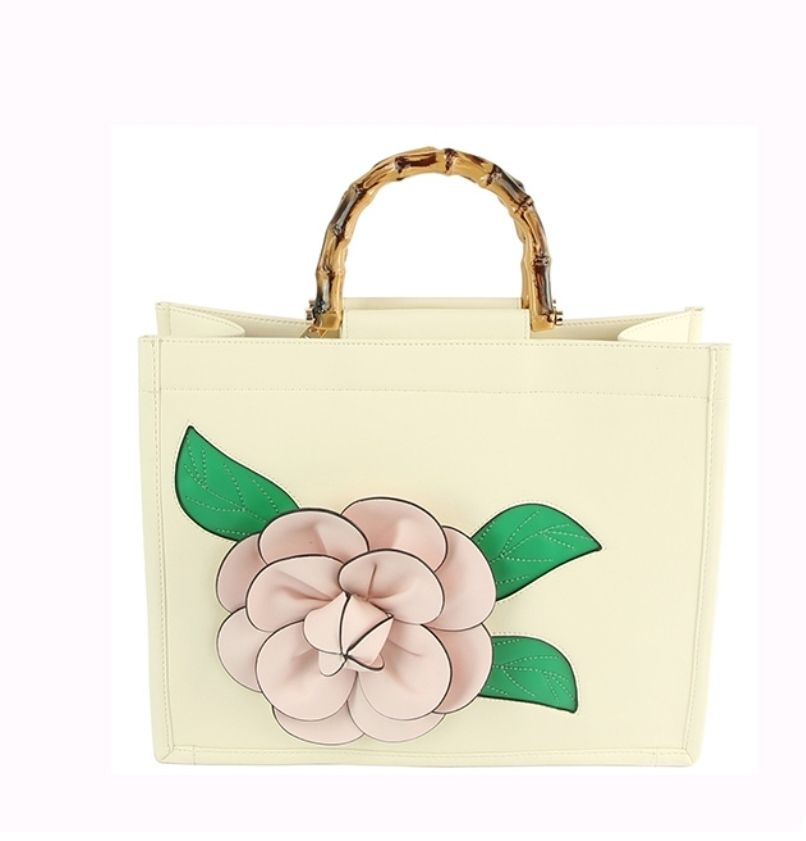 Pink Flower Tote