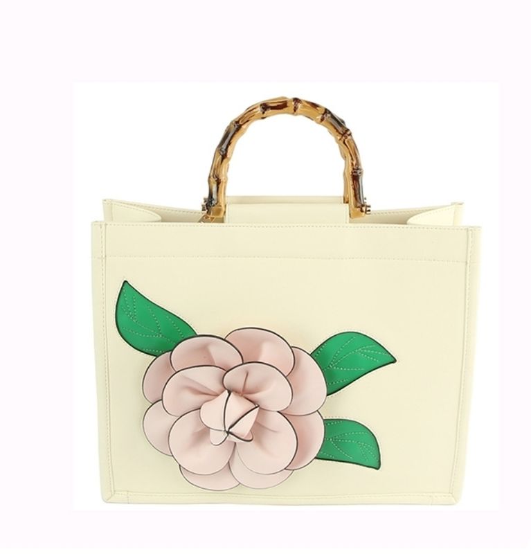 Pink Flower Tote