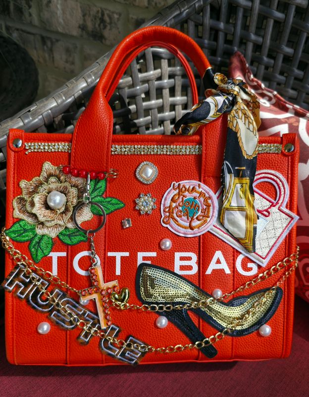 Orange Custom Tote