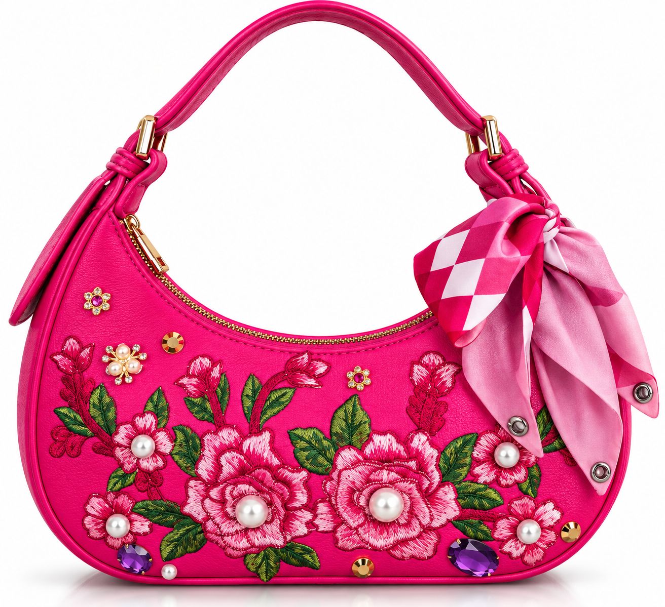 Custom Pink Shoulder Bag