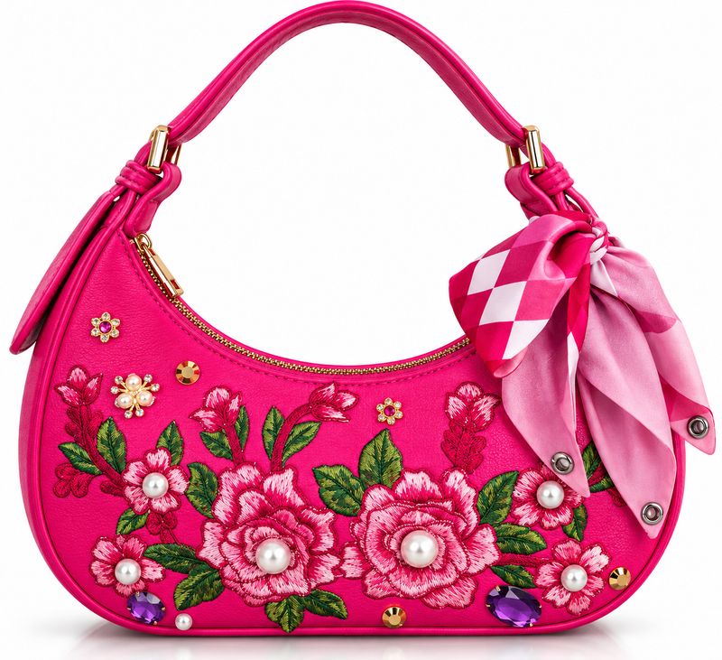 Custom Pink Shoulder Bag