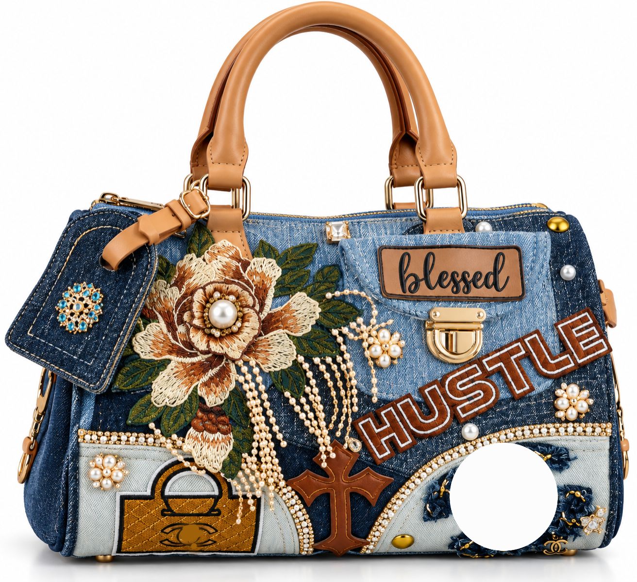 Custom Denim Tote