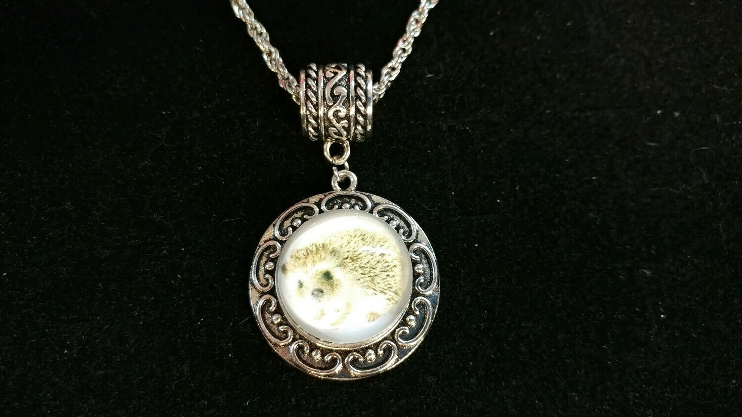 Hedgehog Rope Chain Necklace