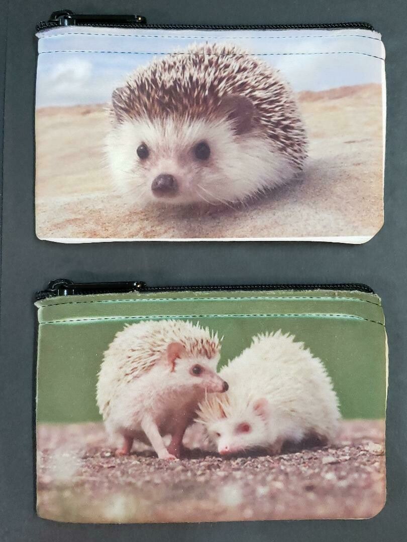Hedgehog Photo Coin Purse