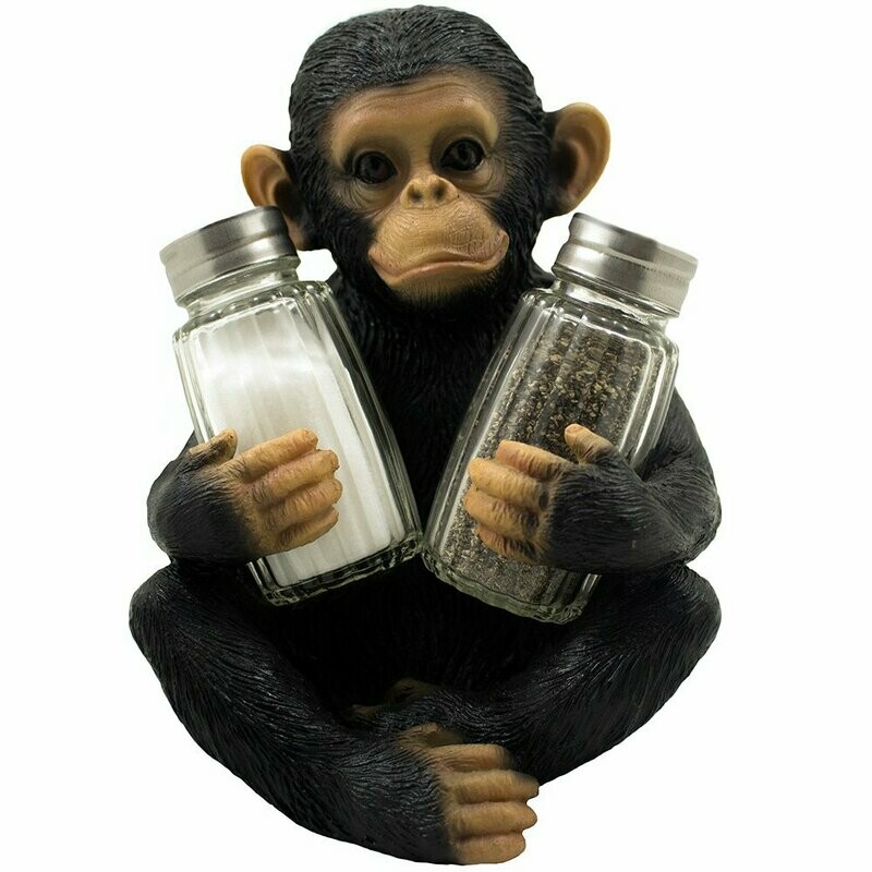 Monkey  Salt & Pepper Large Shaker Set